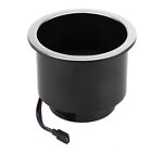 Plastic RGB LED Light Drink Cup Holder with Remote Control​ Marine Boat Car Tr⁺