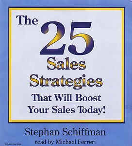 25 Sales Strategies That Will Boost Sales 2-CD Audiobook - NEW - FREE SHIPPING