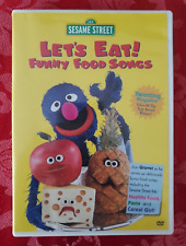 New ListingSesame Street Lets Eat Funny Food Songs DVD, 2004
