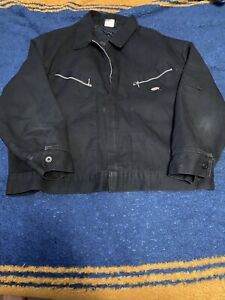 Dickies XXL Men's Jacket Full Zip Double Front Pocket Zip Coat Heat Vintage