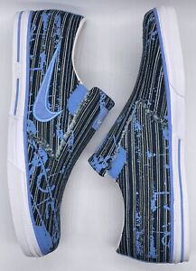 Nike Capri Slip-On Blue Paint Splatter Canvas Shoes 315831-111 Size 10.5 NIB NOS