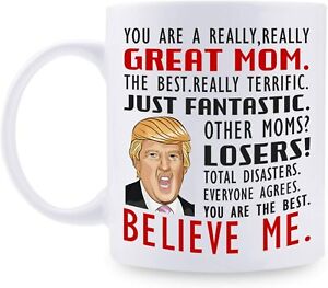 Funny Donald Trump Great Mom Coffee Mug Mommy Special Gift For Mothers Day Cup