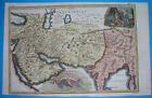1750 ORIGINAL MAP ARABIA ISRAEL INDIA OMAN PERSIA IRAN QATAR ARMENIA EMIRATES