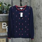 nWT Charter Club Women's Embroidered Boat Button Cardigan Sweater. 100093749MS