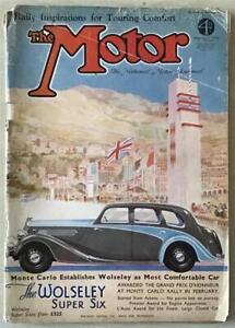 THE MOTOR Magazine 25 FEB 1936 MORRIS EIGHT ROAD TESTED  Colmore Trophy Trial