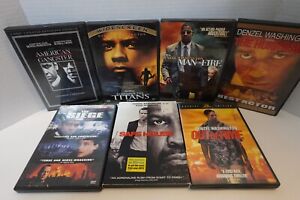 Denzel Washington DVD lot (7 movies, action, drama)