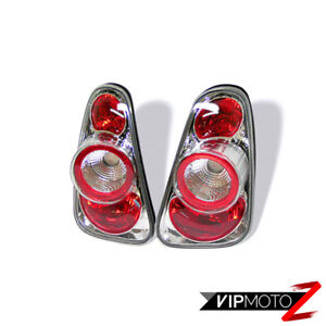 2002-2006 Mini Cooper S Euro Chrome Left+Right Tail Lights Brake Lamps Assembly (For: More than one vehicle)
