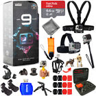 GoPro HERO9 (Black) 5K Action Camera + 64GB + Chest and Head Strap Bundle