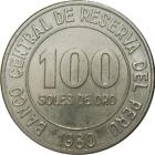 Peru 100 Soles de Oro 1980 Coin