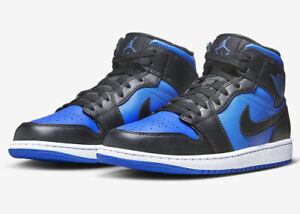 Nike Air Jordan 1 Mid Royal Black Blue White DQ8426-042 Men’s or GS Shoes NEW