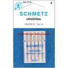 Schmetz Sewing Machine Needles 15x1 Size 14 Fits Singer, Kenmore, White, Elna