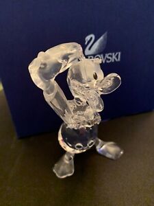 Swarovski Crystal Disney Donald Duck Figurine MIB COA