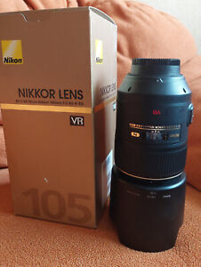 New ListingNikon Micro NIKKOR 105mm f/2.8G AF-S VR IF-ED Lens