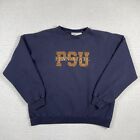 PSU Sweatshirt Mens Large Blue Vintage Penn State Crewneck Pullover Sportswear