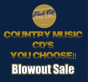 Country Music CDs - Loose, DISC ONLY- You choose BLOWOUT SALE!!!