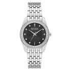 Bulova 96L317 Classic Crystal Stainless Steel Quartz Ladies Watch / NEW WITH TAG