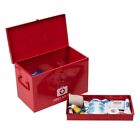 Large First Aid Kit Box, Household Emergency Kit Storage Box, Red