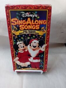 Disney's Sing Along Songs - The Twelve Days of Christmas (VHS,  Vol 12)