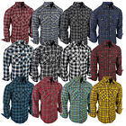 Plaid Shirt Mens Western Flap Pockets Triple Snap Cuffs TRUE FIT Country Casuals