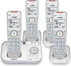 VTech Cordless Phone with Answering Machine 4 Handsets Bluetooth Call Blocking