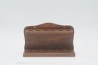 Vintage .  Walnut Wood 6 Space Tobacco Pipe  Holder Rack Stand Tobacco Pipe Stan