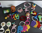Vintage baby toys evenflo luv n care sassy fisher price rattle wood teether Lot