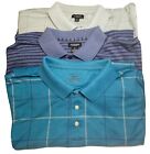Lot Of (3) Van Heusen Golf Polo Shirts Men's Size XL Various Colors