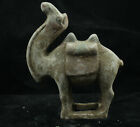 19 cm Chinese Tang Sancai Porcelain camel Statue Pottery Animal sculpture