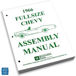 1966 66 Chevrolet Impala Bel Air Caprice Assembly Manual Each (For: 1966 Chevrolet Impala)
