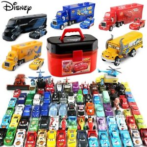 Disney Pixar Cars Police Sheriff Lightning McQueen 1:55 Diecast Car Toy Gift US