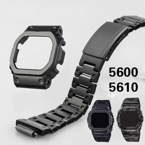 For Casio G-SHOCK DW5600 GWM5610 Mod Kit Metal Case Cover Watch Band Strap Bezel