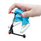 Mini Finger Scooter Toy Set Mini Finger Skateboard With Pant Finger Shoe Kid Gif