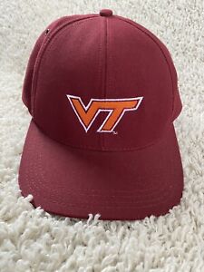 vintage Virginia Tech Hat Cap Strapback Adult One Size usa made casual mens ****