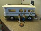 70s Mighty Tonka Indian RV with Dad Mom Dog All interior Doors+ Extra Dog & Pit.