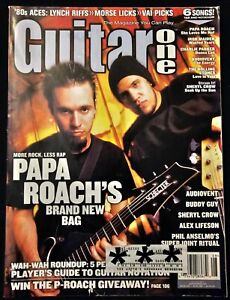 Guitar One Aug 2002 Featuring Papa Roach, Alex Lifeson and more