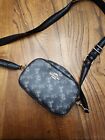 NWOT COACH Camera Bag 16 With Horse And Carriage Print Black Brown 89401
