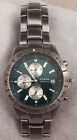 Fossil Blue CH2390 Speedway 100M Water Resistant Stainless Steel Watch Green