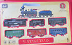 Battery Operated Train Set  - Vintage Looking - 6 Car 33 Total Pieces - New  HO