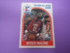 1989-90 NBA Hoops Basketball Moses Malone Hawks #84 Auto
