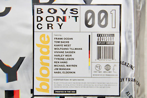 FRANK OCEAN-BOYS DON'T CRY BLONDE UNOPENED/NEW/S