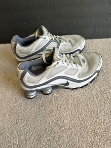 Nike Shox Turbo 9 Women's running shoes Size 10 White Gray 366423-101