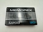 MEMOREX MRX3 OXIDE 30 MINUTE BLANK AUDIO CASSETTE TAPES - SEALED NEW