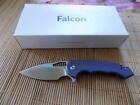 New Massdrop X Falcon Serial #0160 S35VN Knife With box and pouch