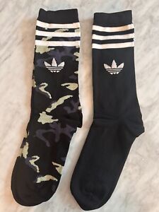 Adidas New Camo Crew Socks / Adventure Socks 2 Pair Men S, M, L, XL