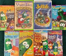 VeggieTales Lot of 8 VHS Tapes ~ total running time 6 hours