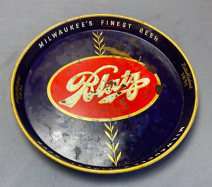 Metal Blatz Beer Tray Milwaukee's Finest Beer Vintage 1940's