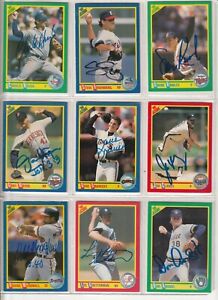 1990 Score Baseball Autographs (Lot of 18 Cards) Hand Signed