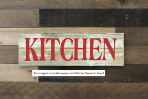 farmhouse sign KITCHEN  MDF rustic welcome home decor country 8x3x1/8