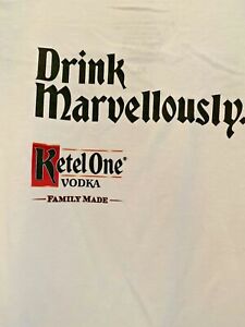 Kettle One vodka Drink Marvellously T shirt sz XL RARE HARD TO FIND