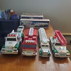 4 HESS Vehicles: 3 complete with boxes all tested and working lights and sounds